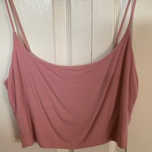 Pink crop top